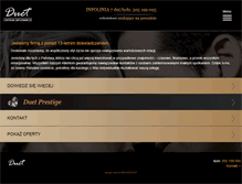 Tablet Screenshot of duetcentrum.pl